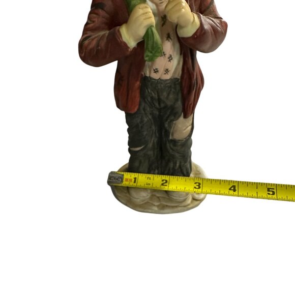 Vintage Emmett Kelly Jr. Collection Hobo Clown Santa 8 inch statue - Picture 5 of 5